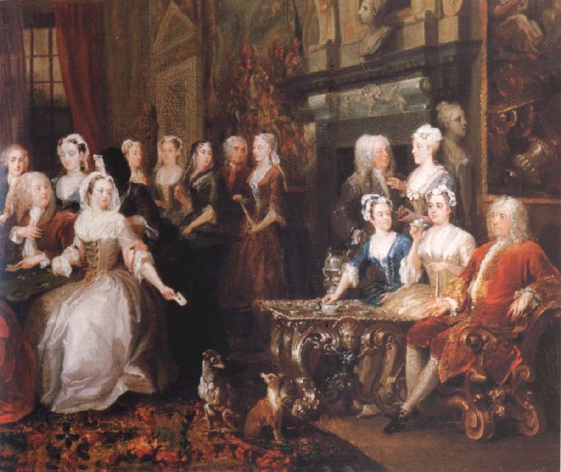 HOGARTH, William Company in Wanstead House